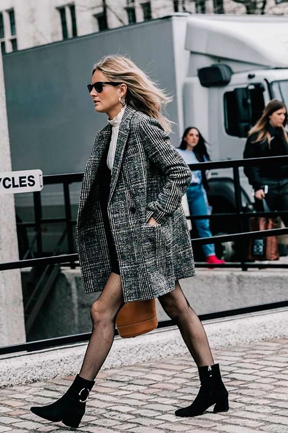 casaco xadrez no inverno inspiração look street style moda estilo fashion style deslindada paola wagner